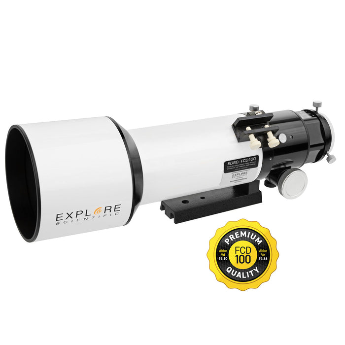 Explore Scientific ED80-FCD100 Series Air-Spaced Triplet Refractor Telescope - FCD100-0806-01