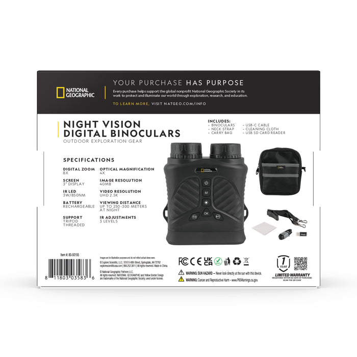 National Geographic Night Vision Digital Binoculars