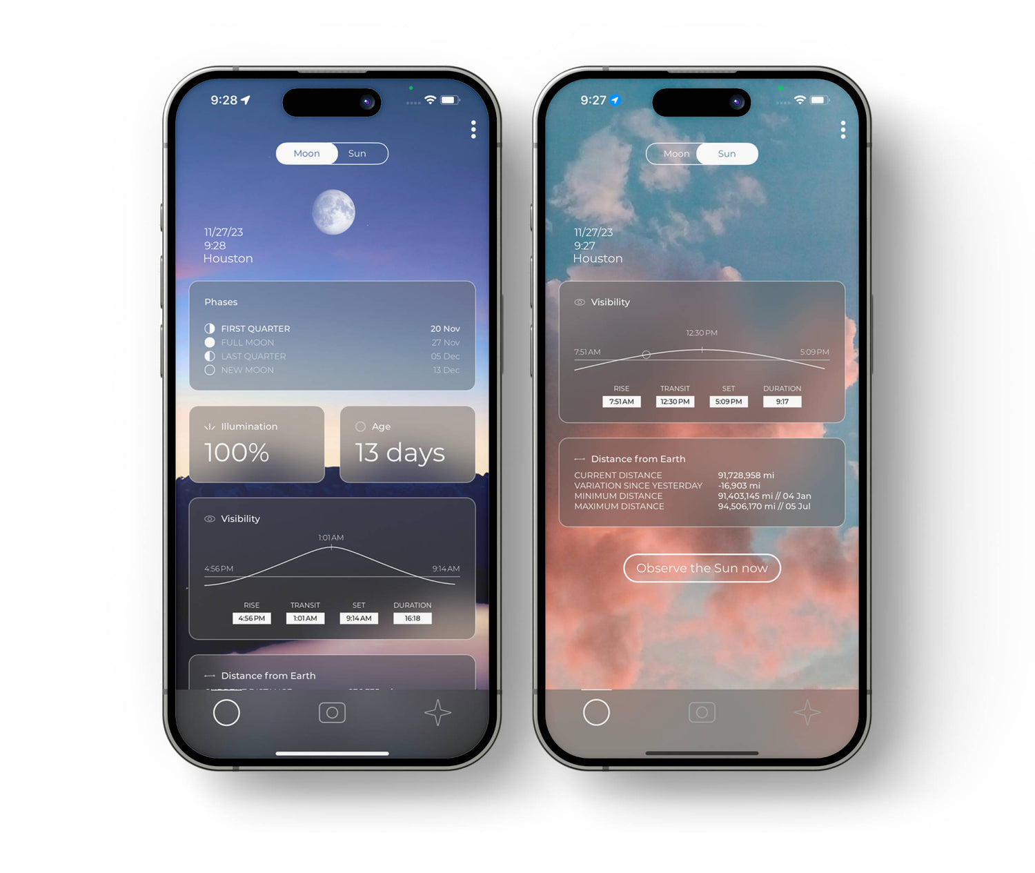 Navigate the Cosmos with Gravity by Vaonis, Hestia's app.