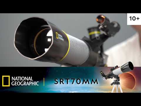 National Geographic SRT70MM - 70mm Refractor Telescope with Panhandle Mount and Solar Filter