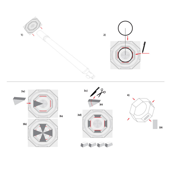 Filtre solaire à grande ouverture variable Sun Catcher