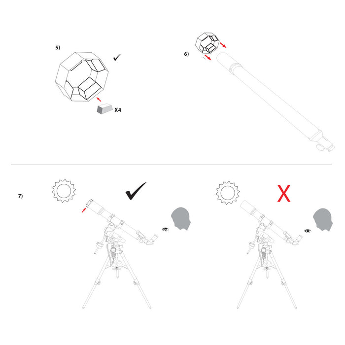 Sun Catcher Variable Large Aperture Solar Filter