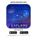 Explore One STARAPP - 50mm Refractor Telescope w/ Panhandle Mount and Astronomy APP